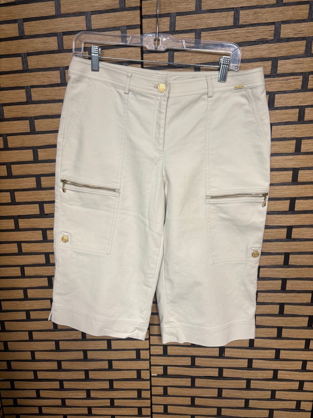 St.‎ John Tan Bermuda Shorts Size 8